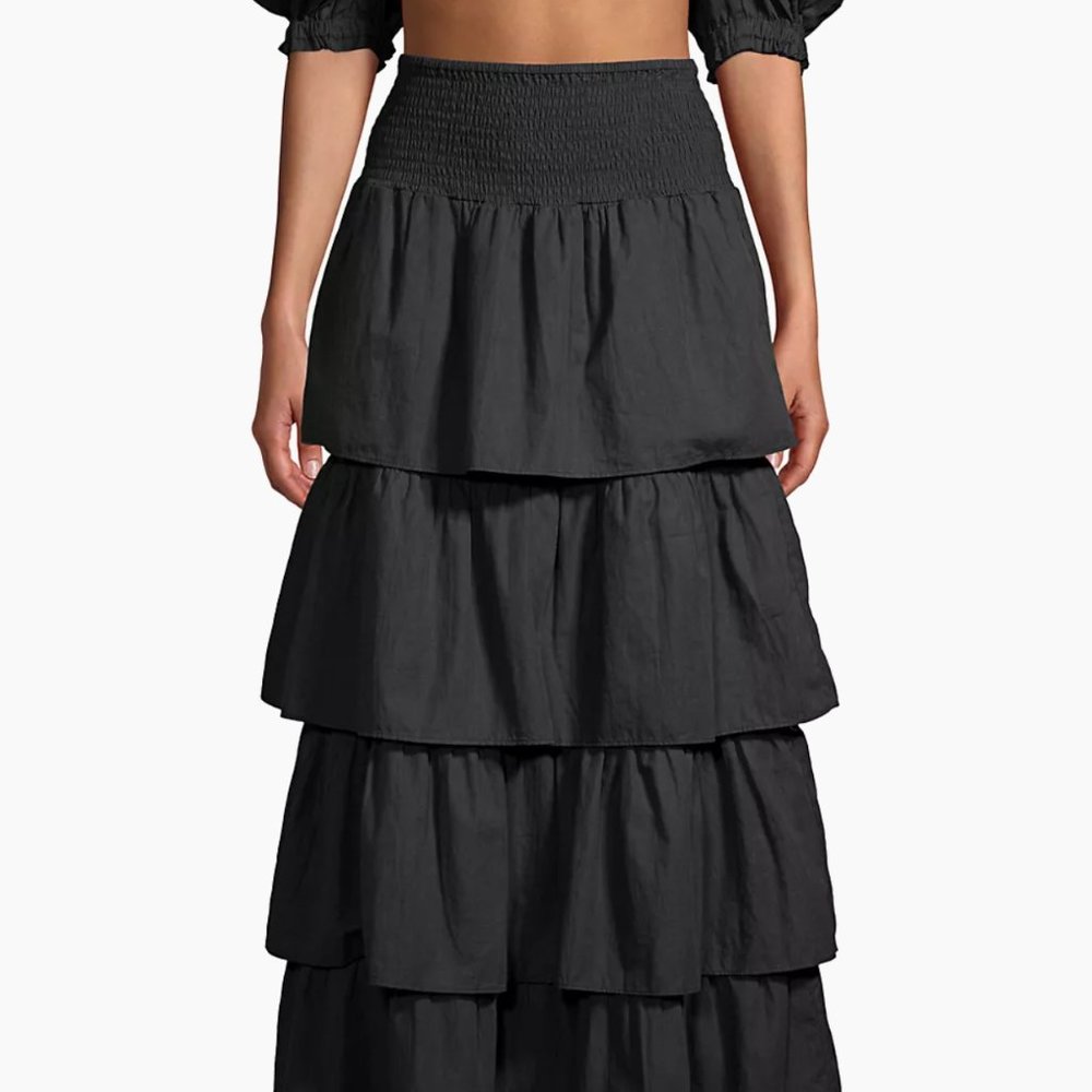 WEWOREWHAT Paloma Tiered Skirt NWT